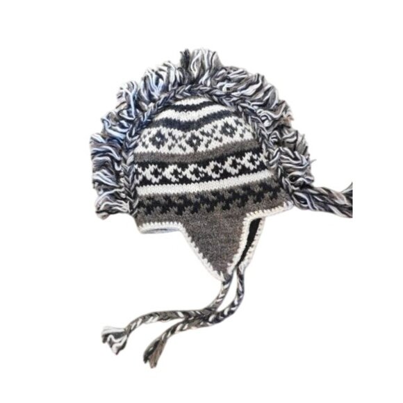 Cheveux Wool Mohawk Style Lined Warm Winter Hat NEW - Picture 2 of 2